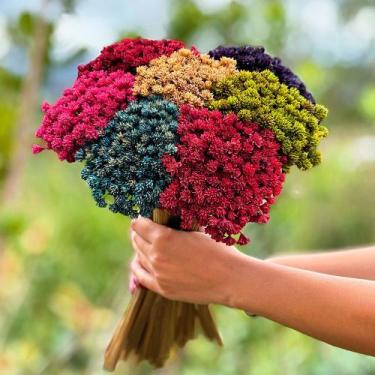 Imagem de Botão Espeta Nariz -  Sempre Vivas - Coloridas - VIVA FLOR