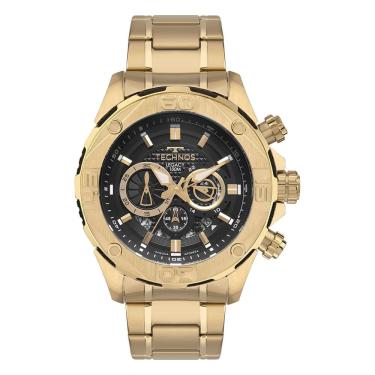 Imagem de Relógio TECHNOS masculino cronógrafo legacy dourado JS25BBY/1P