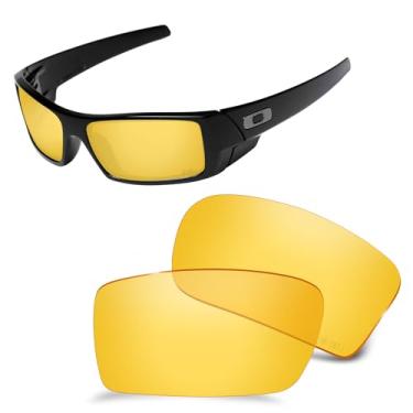 Imagem de AOZAN Lentes de reposição ANSI Z87.1 para óculos de sol Oakley Gascan OO9014 - HI-DEF Amarelo