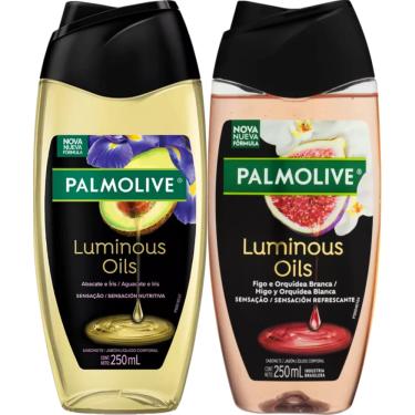 Imagem de Kit Sabonete Líquido Palmolive Luminous Oils Sensação Nutritiva e Sensação Refrescante