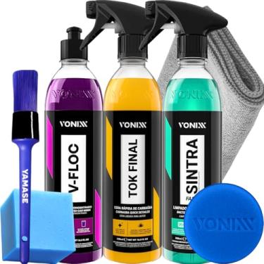 Imagem de Kit Shampoo V-Floc pH Neutro Cera Tok Final Sintra Fast Vonixx