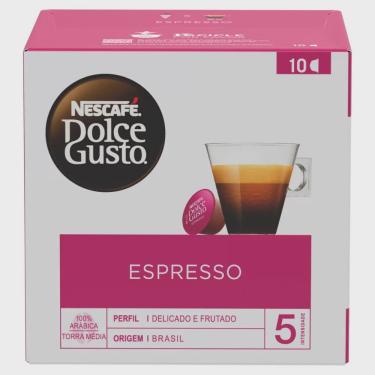 Imagem de Café em cápsula nescafé dolce gusto espresso 10 cápsulas 80G