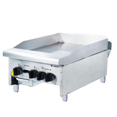 Imagem de Chapa Americana a Gás 45 cm Profissional Baixa Pressão 18 mm Venâncio CG45