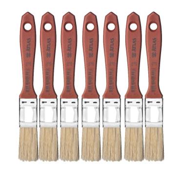 Imagem de Pincel Para Pintura Parede 3/4 Verniz E Stain Atlas- 7 Un