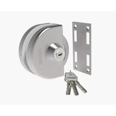 Imagem de Fechadura Inox Para Vidro/Alvenaria De Pressão Correr Va 159
