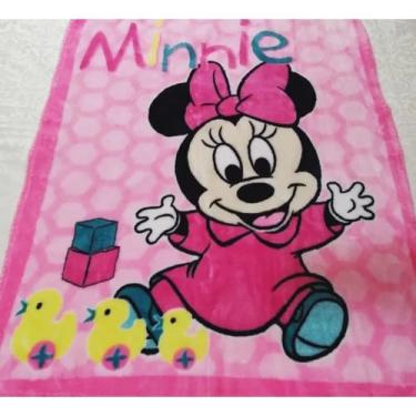 Imagem de Cobertor Jolitex Disney Baby Berço Bebê Menina Minnie Patinhos