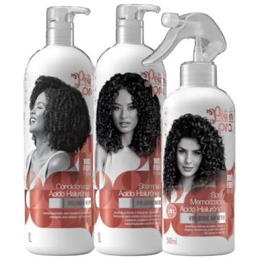 Imagem de Kit Shampoo Condicionador E Spray Day After Soul Power Pro Acido Hialuronico Hidratante Vegano
