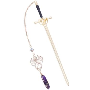 Imagem de Berirexrion Marcador de livro de espada de dragão – Marcador de livro de fantasia da quarta asa para leitura de romances, homens, meninos, engraçados, legais, exclusivos, marcadores de página de metal