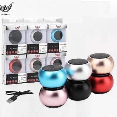 Imagem de Mini Caixa De Som Al-3031 Mini Speaker Caixa De Som Potente Cor Azul -
