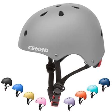 Imagem de CELOID Capacete De Bicicleta Infantil, Capacetes De Skate Para Jovens De 8 A 10 A 14 Anos, Meninos E Meninas, Ajustável, Multiesportivo, Bicicleta, Skate, Futebol, Patins, Scooter, Patins, Equilíbr