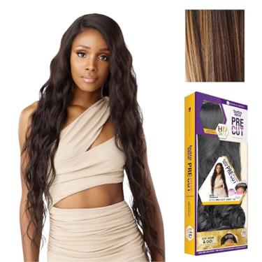 Imagem de Sensationnel Butta lace precut wigs - unit 10 glueless extra wide 5 inch deep parting synthetic pre tweezed smaller knot hairline (BALAYAGESUNKISSED)