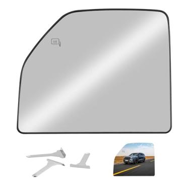Imagem de Vidro de espelho superior aquecido elétrico, compatível com Ford F150 2015-2022 caminhão F250 F350 F450 F550 Super Duty, substitui L3Z17K707T espelho convexo superior aquecido de vidro com suporte