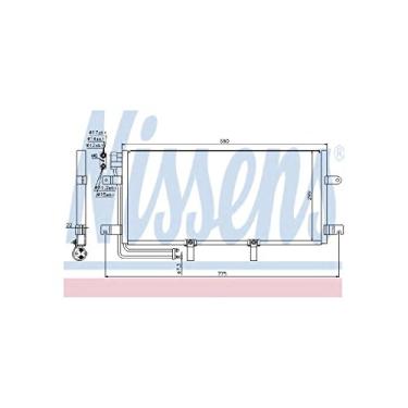 Imagem de Nissens 94834 Condensador, ar condicionado