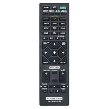 Imagem de Controle remoto de substituição RMT-AM210U adequado para sistema estéreo Sony MHC-V50D SHAKE-X10D SHAKE-X70D SHAKE-X30D MHC-GT4D MHC-V44D SA-WGT4D SS-GT4DB HCD-SHAKEX10 MHCV50D SHAKEX10D SHAKEX70D