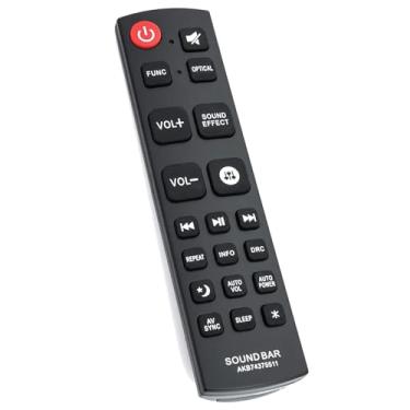 Imagem de Beyution AKB74375511 Controle remoto de substituição compatível com o sistema LG MusicFlow SoundBar AKB74375511 LAS855M LAS751M LAS750M LAS950M