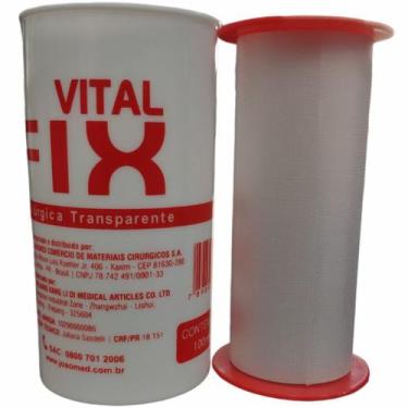 Imagem de Fita Transparente Adesiva 10cm x 4,5m Vitalfix