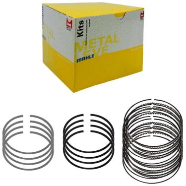 Imagem de Jogo Anel Segmento 0.50 Saveiro 1.6 1.8 87 a 96 Metal Leve