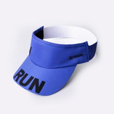 Imagem de Viseira para Corrida HUPI RUN Azul Liso, Azul