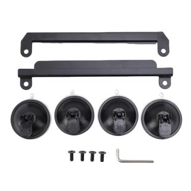 Imagem de Mini Placa de Sucção de Antena de Prato Montagem Adequada para Teto Solar, Janela, Com Suportes de Metal para Carro, Pára - e Aplicação Janela Traseira