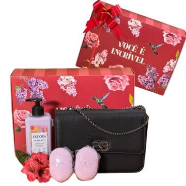 Imagem de Kit Presente Mulher Feminino Com Bolsa Hidratante E Sabonete - The Dri
