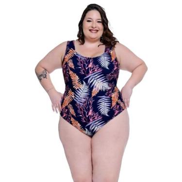 Imagem de Maiô Body Plus Size Feminino Estampado Com Forro Interno - HYPE MODAS,