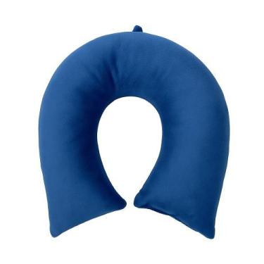 Imagem de Travesseiro de Pescoço Aveludado Cristal - Hedrons, OCEANO