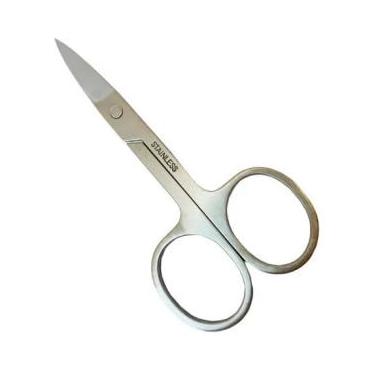 Imagem de Tesoura para Unhas em Aço Inox, Ponta Reta, 9cm x 5,7cm