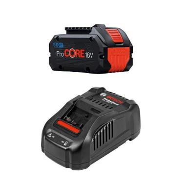 Imagem de Carregador De Baterias 18v GAL 1880 220V + Bateria 8AH Bosch