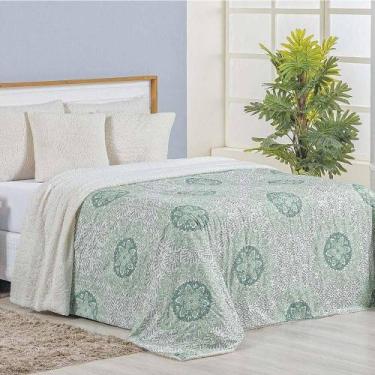 Imagem de Cobertor Queen Top Line Estampado Hipercal-sherpa 1 Peça - Lotus - Cas