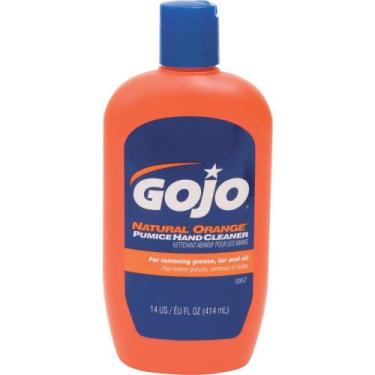 Imagem de Limpador de mãos GOJO Natural Orange com partículas de lavagem 414mL