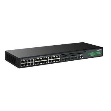 Imagem de Switch gerenciavel 24p + 4p sfp 1000 base-x s2328g-a - Intelbras