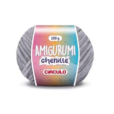 Imagem de Linha Amigurumi Chenille - Circulo - 100g - 110 metros - 909 TEX (8212-Cromado)