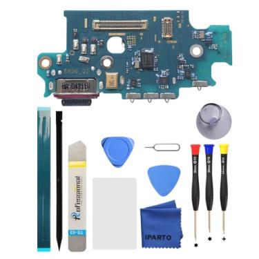 Imagem de iParto Kit de substituição de porta de carregamento para Samsung Galaxy S24 Plus USB Flex Dock Connector Carregamento Flex Substituição para Galaxy S24+ SM-S926U SM-S926U1