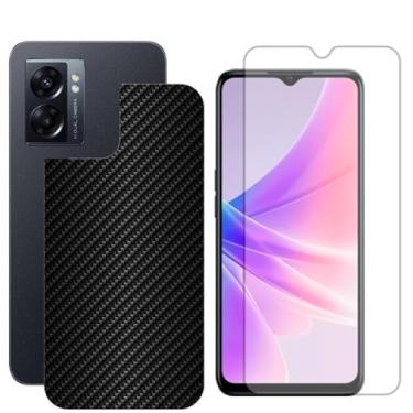 Imagem de Virtual Multi - Película Hidrogel + Adesivo Fibra de Carbono para Oppo A77 - Preta