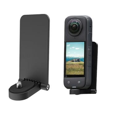 Imagem de Fergio Adaptador magnético dobrável de liberação rápida para Insta360 X5/X4 – Acessório de suporte horizontal/vertical em forma de L