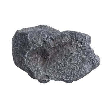 Imagem de Baoblaze Decoração de pedra artificial, decoração de paisagem com pedra falsa, textura de arenito, paisagem realista para parques, de quintal, 27cm X 28cm X 16cm