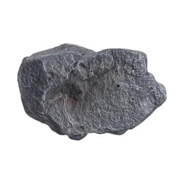 Imagem de Gralara Ornamento de textura de espuma de arenito artificial para paisagem, pedra falsa realista para decoração de interiores e jardins externos, 27cm X 28cm X 16cm