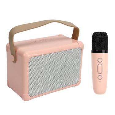 Imagem de Generic de karaokê, Máquina de karaokê 6 Efeito Sonoro Ao Ar Livre Sem Fio (Rosa)