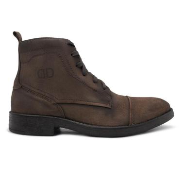 Imagem de Bota de Couro Democrata Masculina Garage Dust Cano Médio 626102