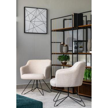 Imagem de Poltrona Jasmin - Linho Suave Cru