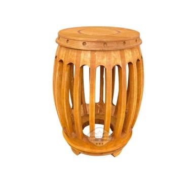 Imagem de Puff Garden Seat Em Madeira De Demolição Sudeste Rústico