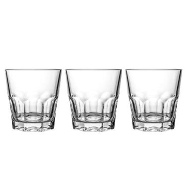 Imagem de Conjunto 3 Copos Vidro Casual 300ml Class Home