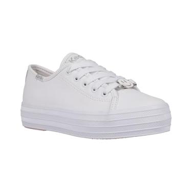 Imagem de Keds Tênis feminino Triple Up Charms branco (criança pequena), Preto/Glitter, 1 Wide Big Kid