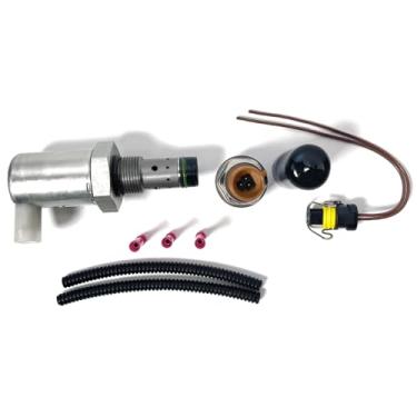 Imagem de FUZIDDN Válvula IPR 6.0 com sensor de controle ICP e pigtail – Construção de aço inoxidável e IP67 à prova d'água | Substituição direta para Ford F250/F350/E450 Super Duty & Excursion 2003-2010 | 4C3Z