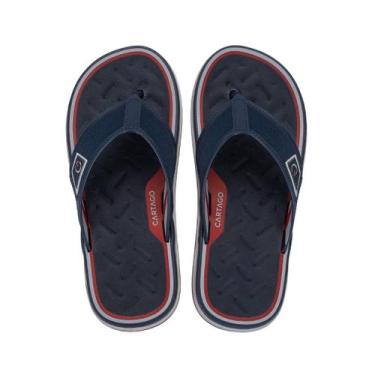 Imagem de Chinelo Cartago Malaga Sport Double Confort, Azul, 40