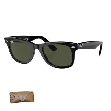 Imagem de Óculos De Sol Ray Ban Unissex Wayfarer Classic RB2140 Tamanho 50