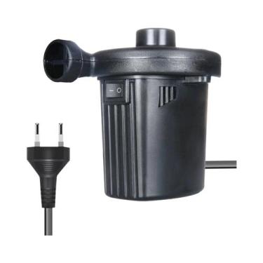 Imagem de Bomba De Ar Elétrica Portátil Para Carro 220V 12V 70W Colchão De Ar Ba