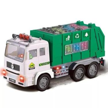 Imagem de Caminhão coletor de lixo Som e Luz - Valentes Toys