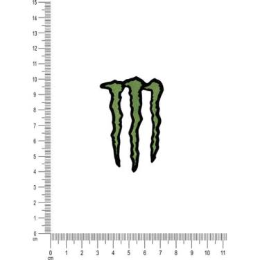 Imagem de Adesivo de Chapéu Country Monster Grande - Vivace Country, Tamanho Uni