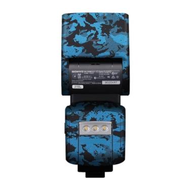 Imagem de HVL-F60RM Película de vinil anti-arranhões Casaco protetor de câmera Flash Adesivo Wrap Film Body Protector Decalque Skin para Sony HVL-F60RM (azul cavaleiro)
